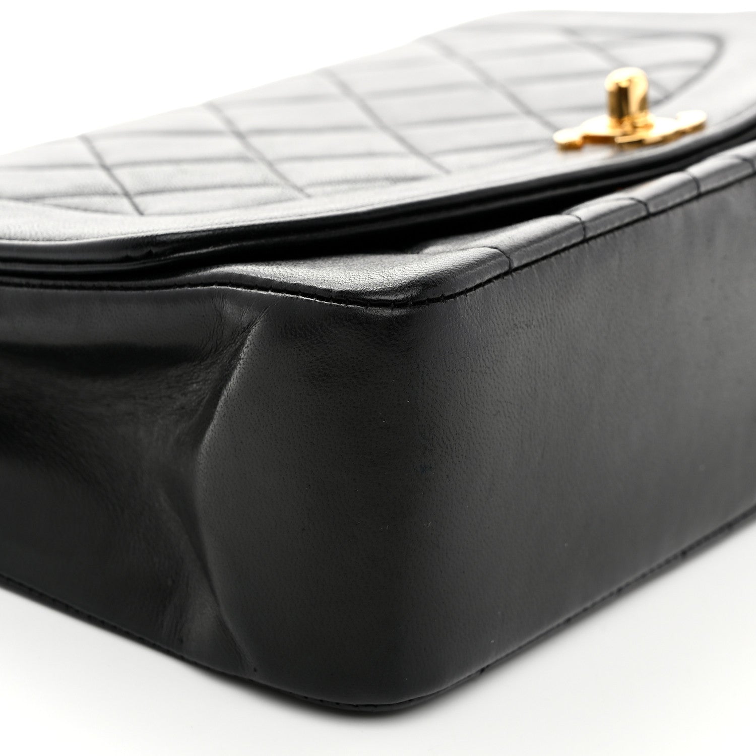 Chanel Lambskin Quilted Small Single Flap Black 10 of 11