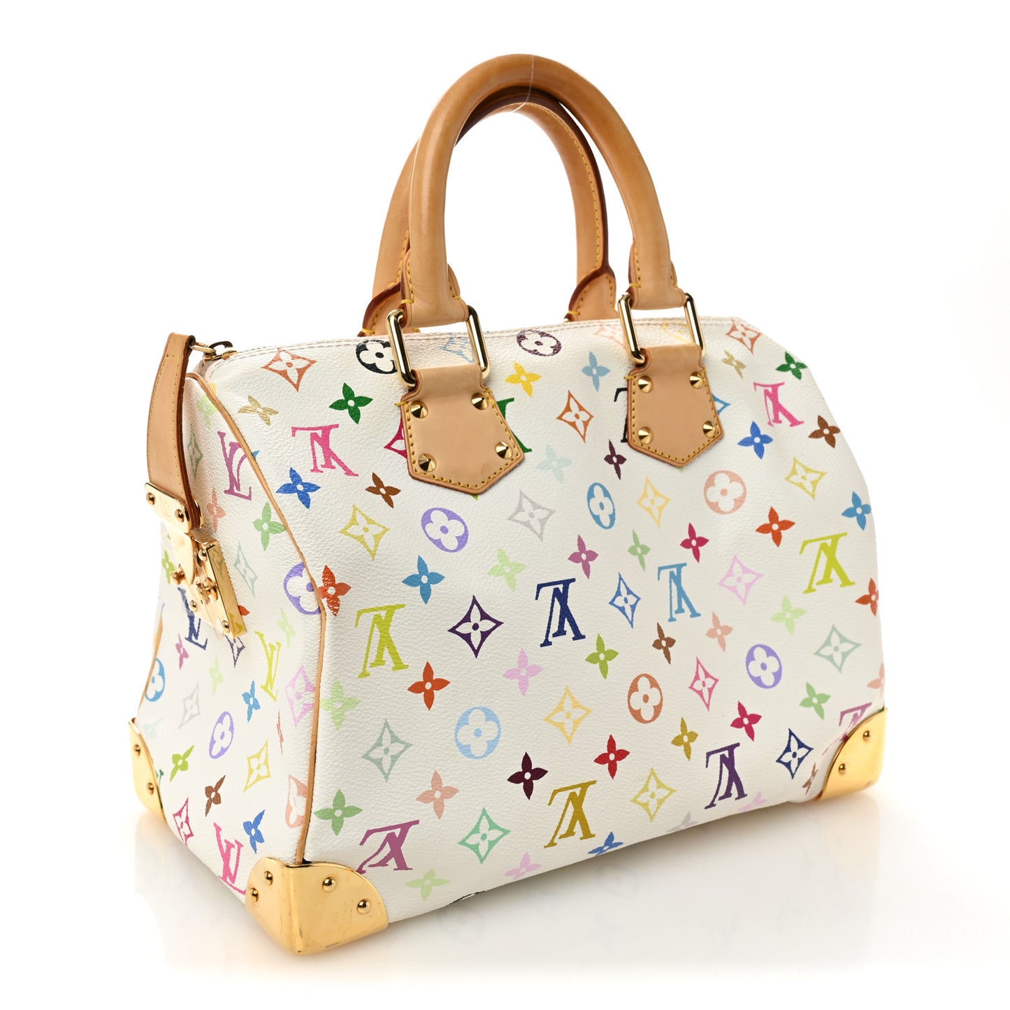 Monogram Multicolor Speedy 30 White