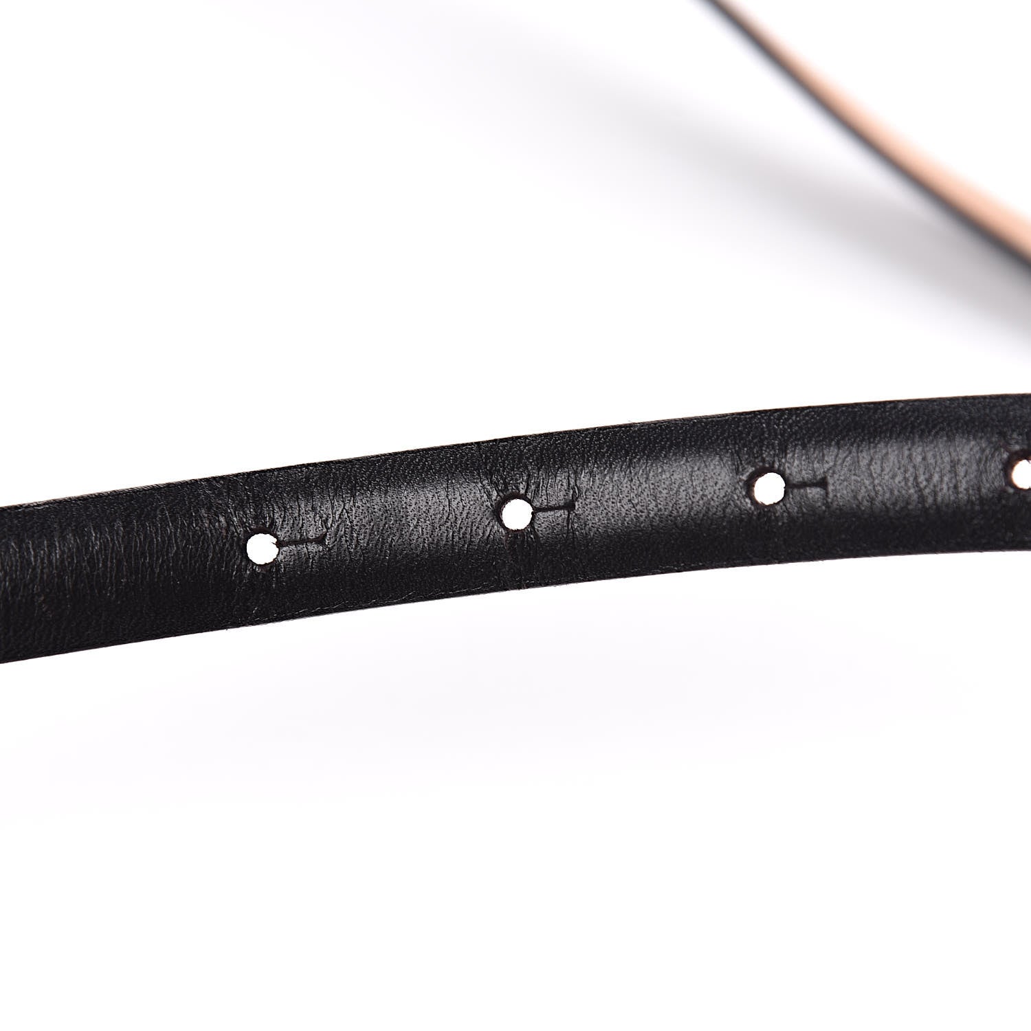Gucci Calfskin Horsebit Skinny Belt 90 36 Black 4 of 10