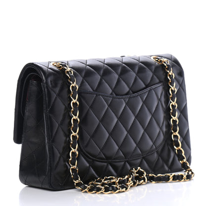 Chanel Lambskin Quilted Medium Double Flap Black 2 of 4
