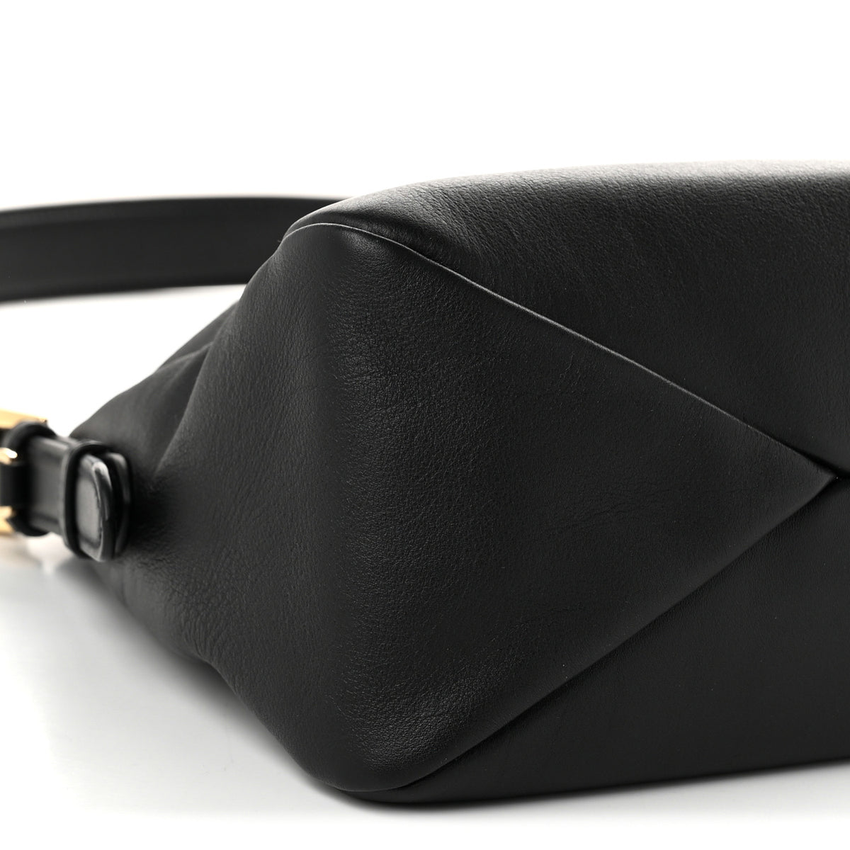 Prada Soft Calfskin Large Aimée Shoulder Bag Black 9 of 10