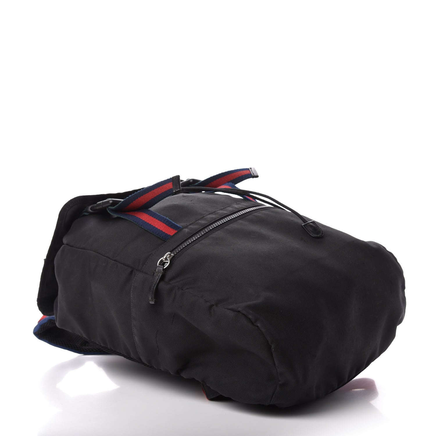 Gucci Techno Canvas Web Double Buckle Backpack Black 3 of 8