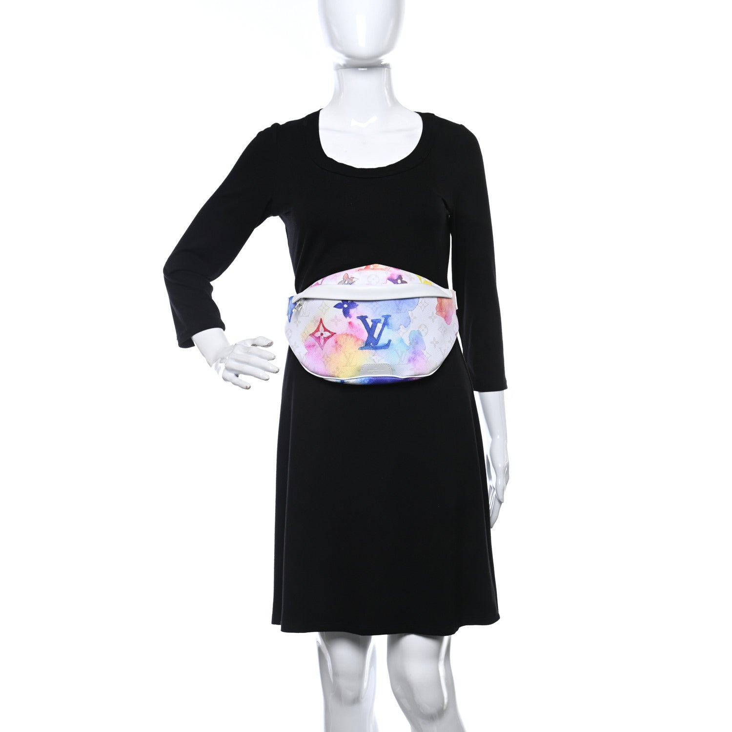 Louis Vuitton Monogram Watercolor Discovery Bumbag Multicolor 2 of 8