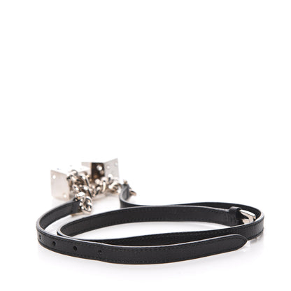 Christian Dior Calfskin Gambler Dice Belt Black 3 of 8