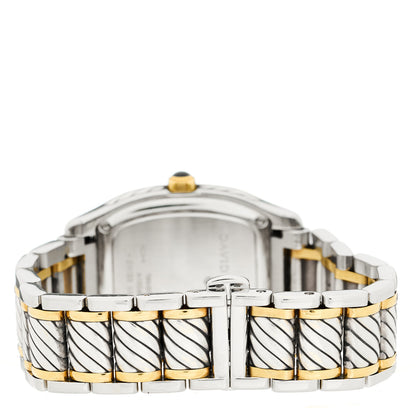 David Yurman Stainless Steel 18K Yellow Gold Diamond Bezel Mother of Pearl 32mm Thoroughbred Quartz Watch 3 of 4