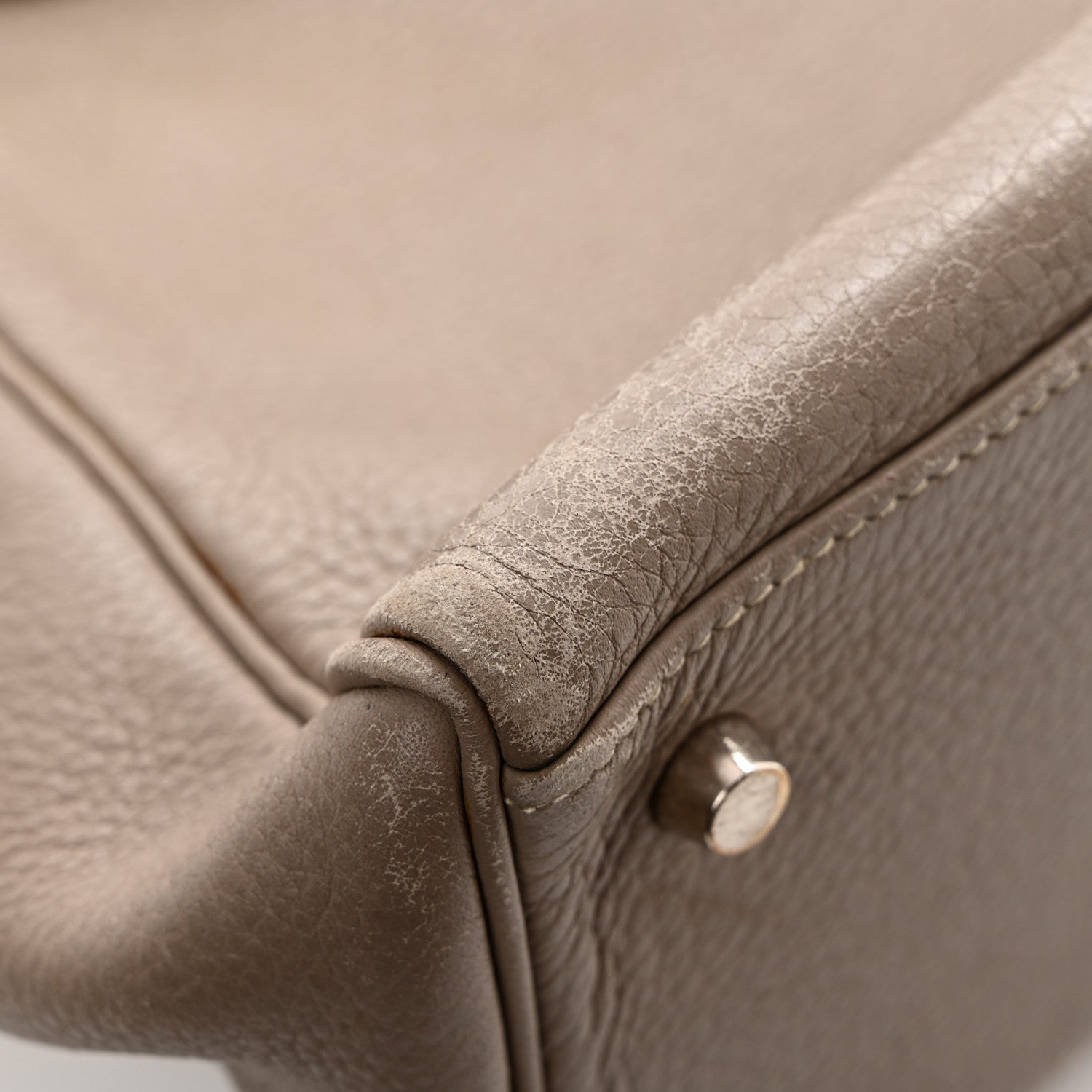 Hermes Taurillon Clemence Kelly Retourne 35 Etoupe 7 of 27
