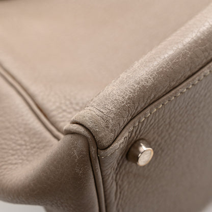 Hermes Taurillon Clemence Kelly Retourne 35 Etoupe 7 of 27
