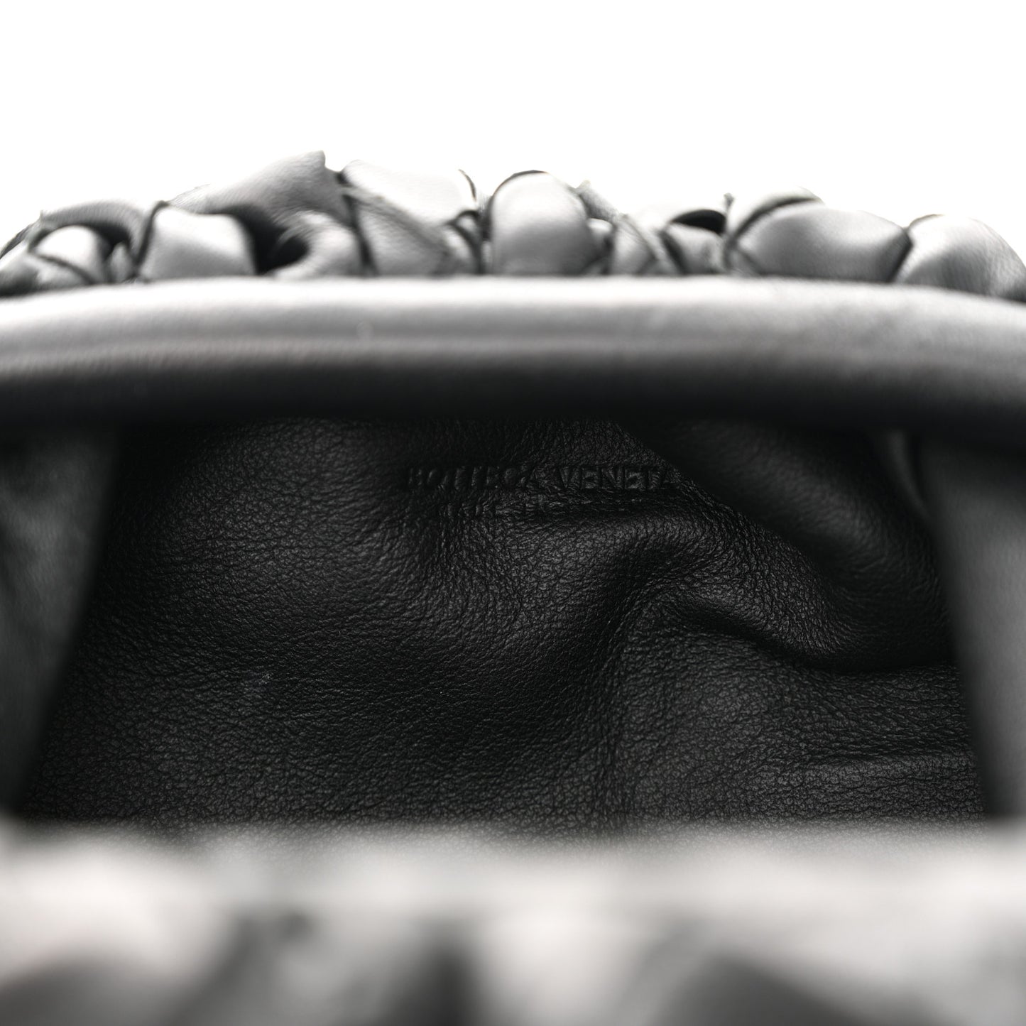 Nappa Intrecciato The Mini Pouch Black