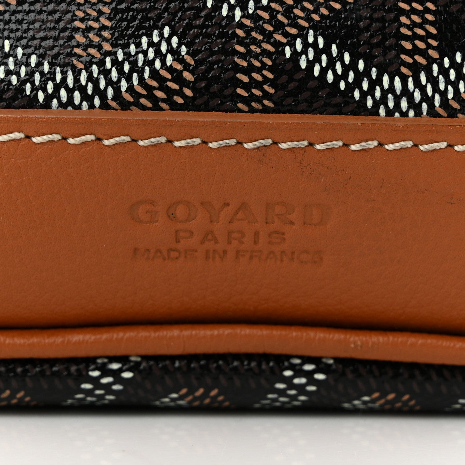 Goyard Goyardine Petit Flot Bucket Bag PM Black Gold 6 of 12