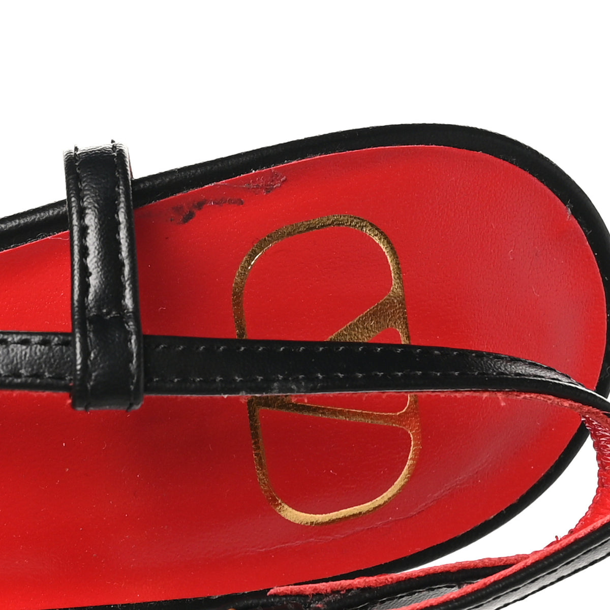Calfskin Vlogo Slingback 40mm Pumps 37 Black