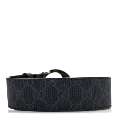 Gucci GG Supreme Monogram Blondie 40mm Belt 85 34 Black 2 of 6