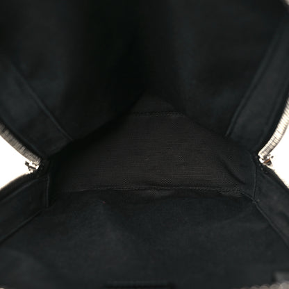Gucci GG Supreme Monogram Web Belt Bag Black Grey 5 of 10