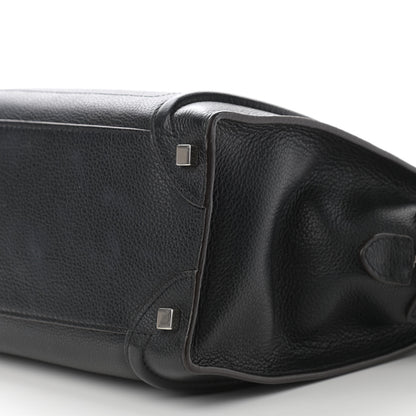 Celine Drummed Calfskin Micro Luggage Black 11 of 11