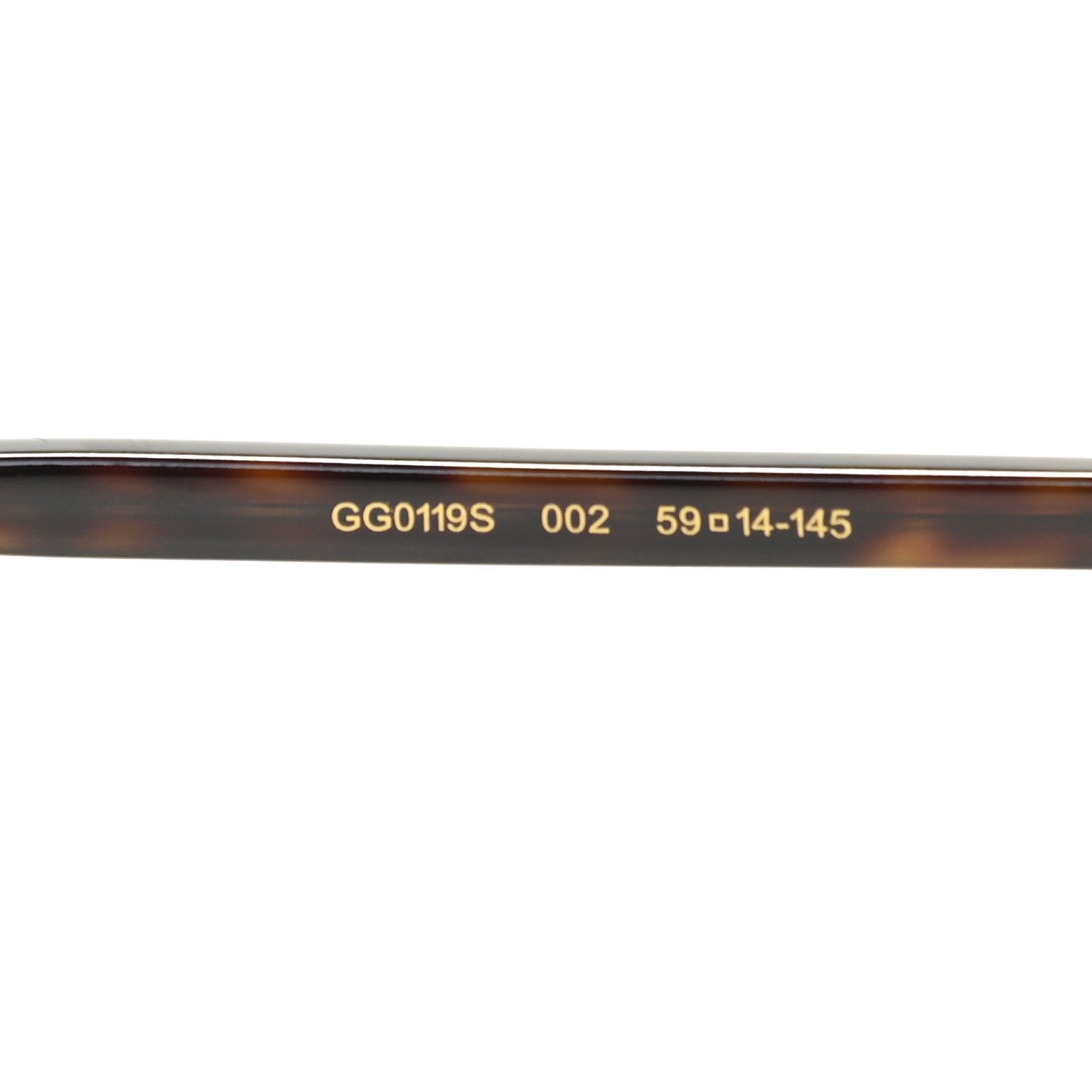 Gucci Acetate Aviator Sunglasses GG0119S/S Tortoise 8 of 9
