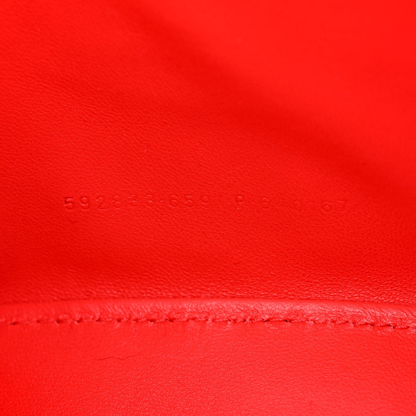 X ADIDAS Shiny Box Calfskin Hourglass Top Handle Bag XS Bright Red