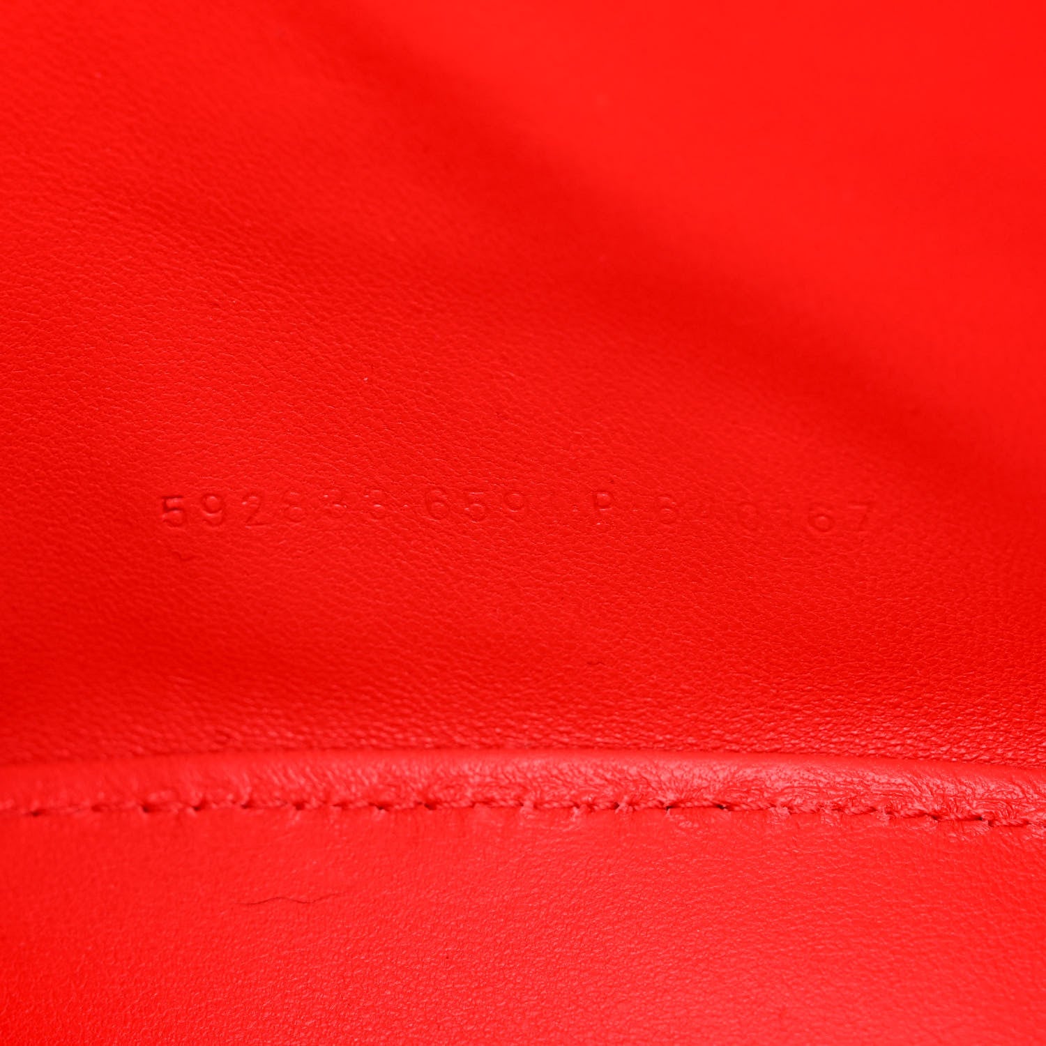 Balenciaga X ADIDAS Shiny Box Calfskin Hourglass Top Handle Bag XS Bright Red 7 of 10