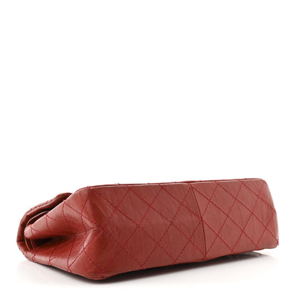 Chanel Aged Calfskin Quilted 2.55 Reissue 226 Flap Red 4 of 13