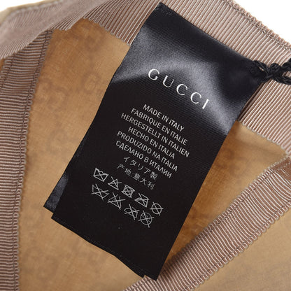 Gucci Cotton Monogram GG Web Baseball Hat L Beige 7 of 9