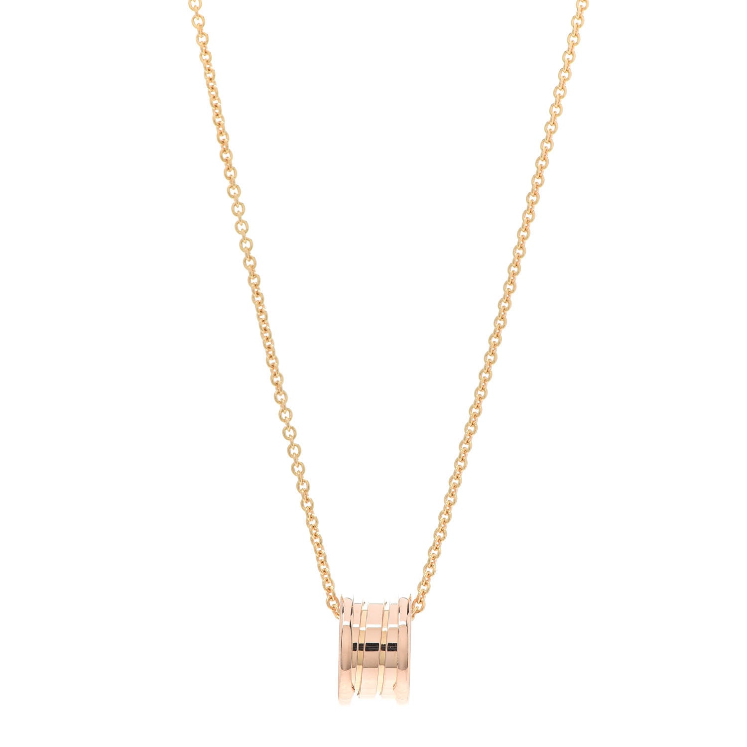 Bulgari 18K Yellow Gold B.Zero1 Pendant Necklace 1 of 5