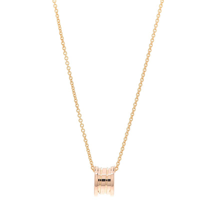 Bulgari 18K Yellow Gold B.Zero1 Pendant Necklace 1 of 5