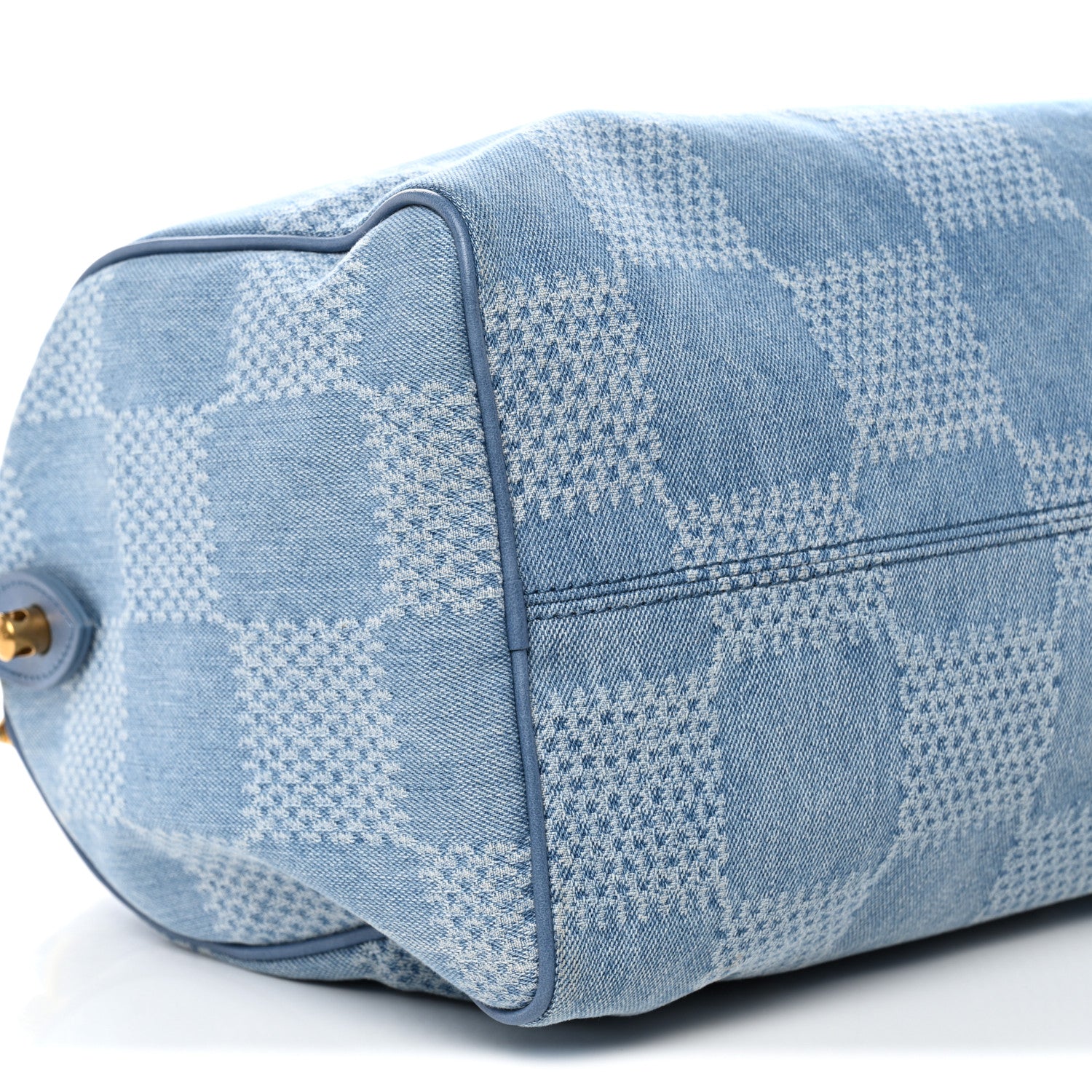 Louis Vuitton Damier Denim 3D Speedy Bandouliere 30 Denim Blue 9 of 10