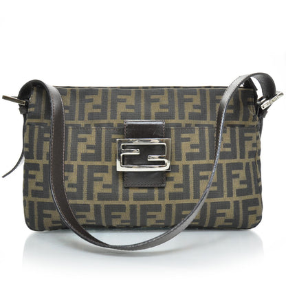 Fendi Zucca Small Shoulder Bag Tobacco 1 of 9