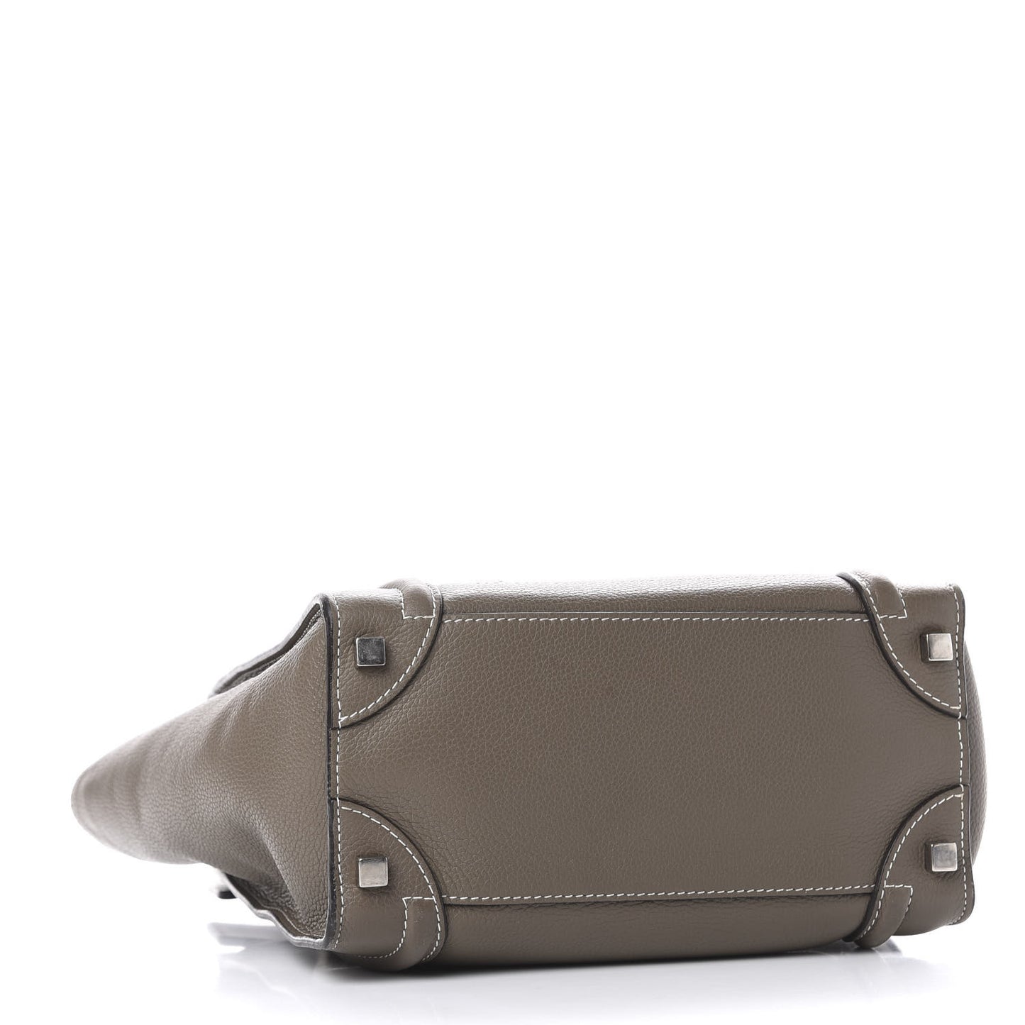Drummed Calfskin Micro Luggage Souris