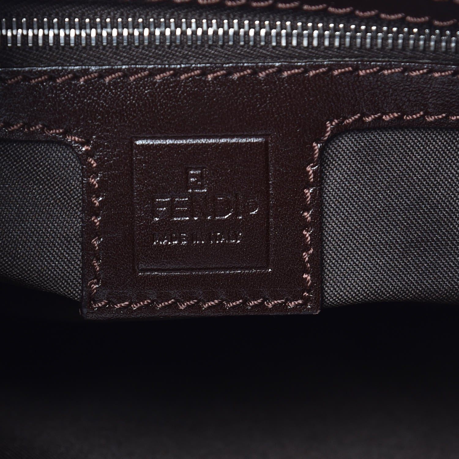 Fendi Zucca Shoulder Bag Tobacco 8 of 9