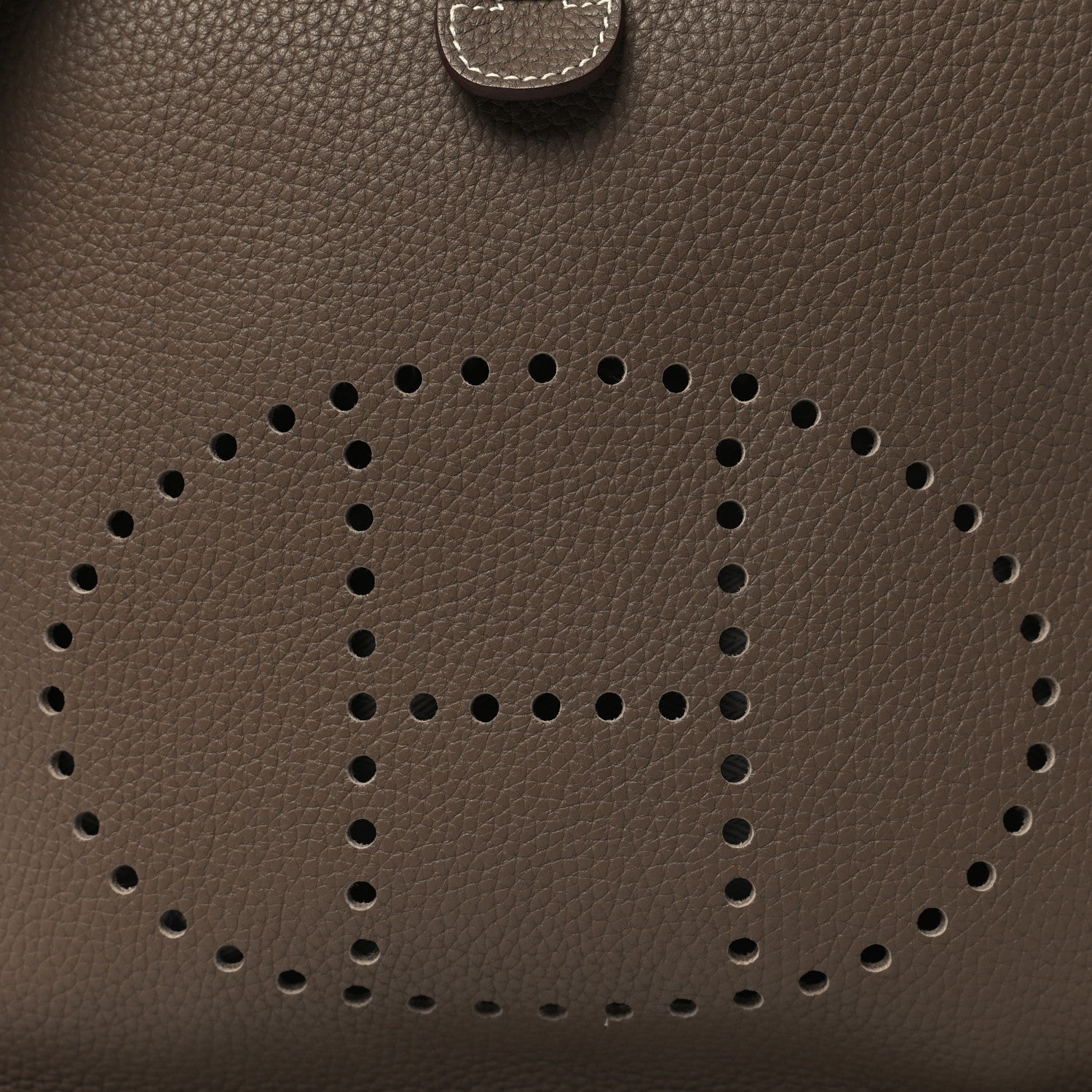 Hermes Taurillon Clemence Evelyne III PM Etoupe 8 of 10