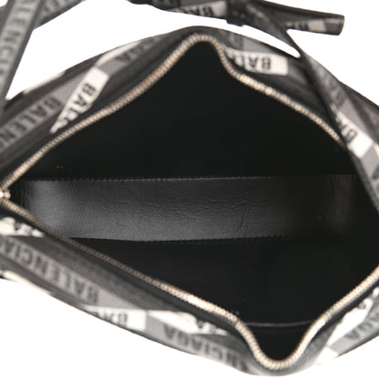 Balenciaga Coated Canvas Losange Monogram S Camera Bag Black Grey 6 of 11