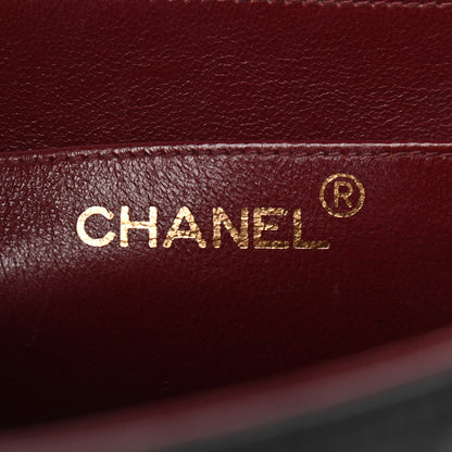 Chanel Lambskin Quilted XL Jumbo Single Flap Black 6 of 9