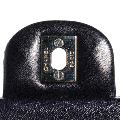 Chanel Lambskin Medium Double Flap Navy 5 of 8