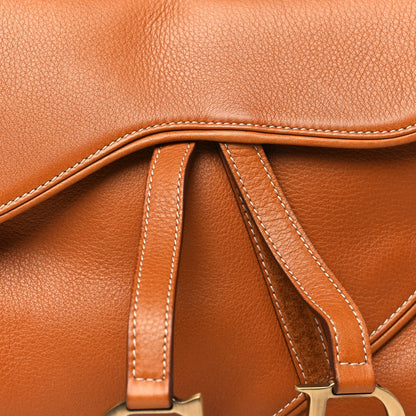 Christian Dior Calfskin Double Saddle Bag Brown 8 of 11