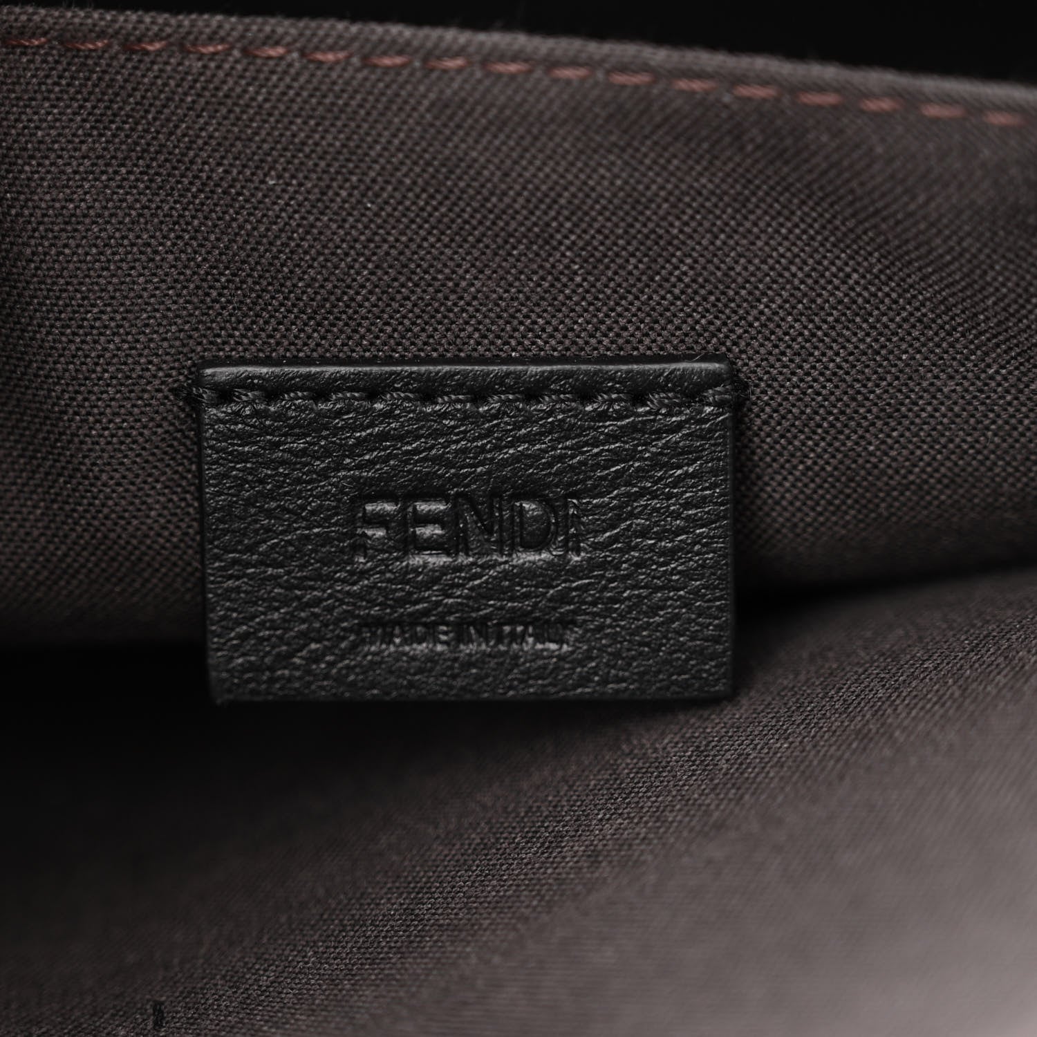 Fendi Vitello Soft F is Fendi Bi-Color FF 1974 Embossed Envelope Wallet On Chain with Pouches Maya Black 7 of 11