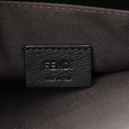 Fendi Vitello Soft F is Fendi Bi-Color FF 1974 Embossed Envelope Wallet On Chain with Pouches Maya Black 7 of 11