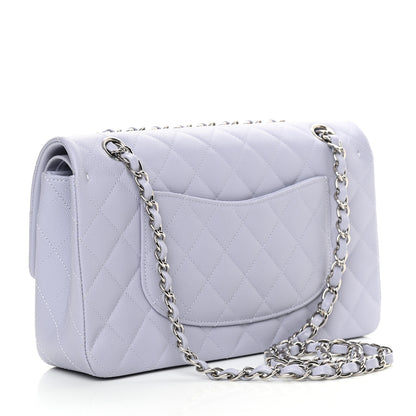 Chanel Caviar Quilted Medium Double Flap Light Purple 2 of 10
