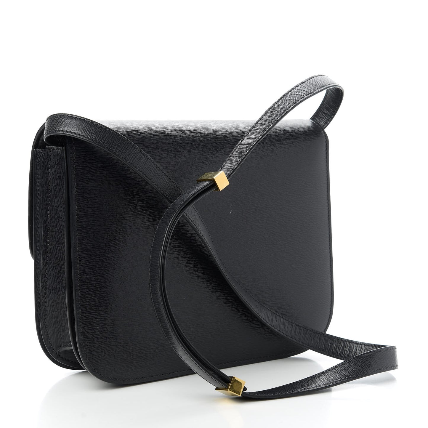 Liege Calfskin Medium Classic Box Flap Bag Anthracite