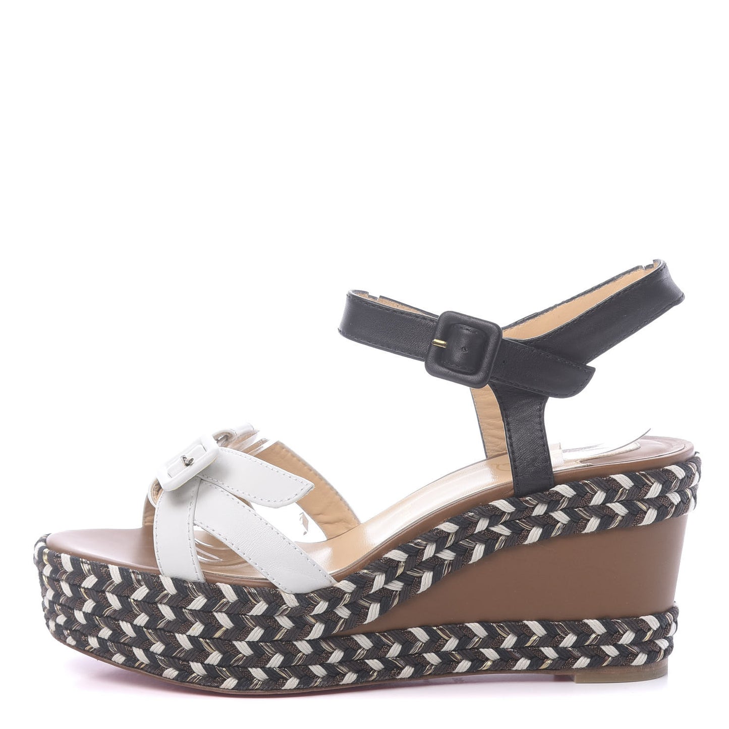 Lagoa 70 Platform Sandals 38 White Black