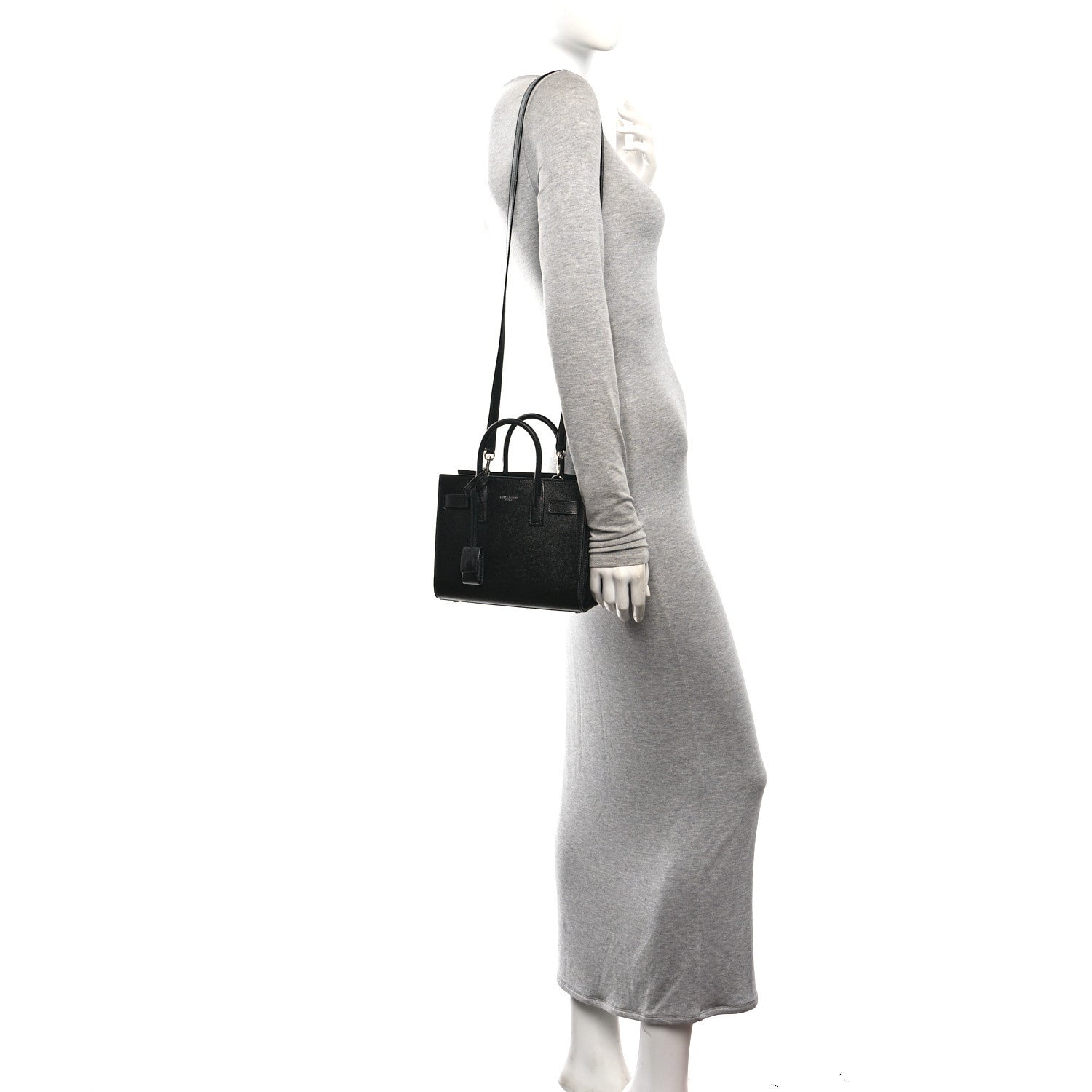 Saint Laurent Grain de Poudre Nano Sac De Jour Black 2 of 10