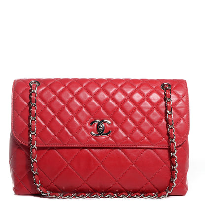 Chanel Calfskin Quilted In the Business Flap Red 1 of 9