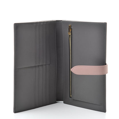 Celine Grained Calfskin Large Multifunction Strap Wallet Grey 5 of 9