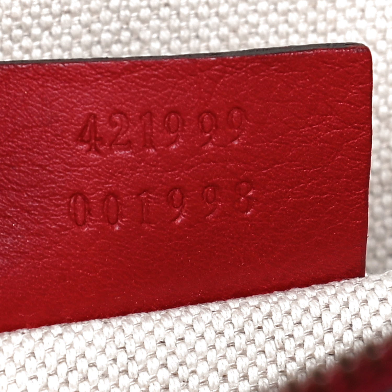 Gucci Moon Calfskin Web Large Dionysus Bamboo Top Handle Bag Hibiscus Red 7 of 17