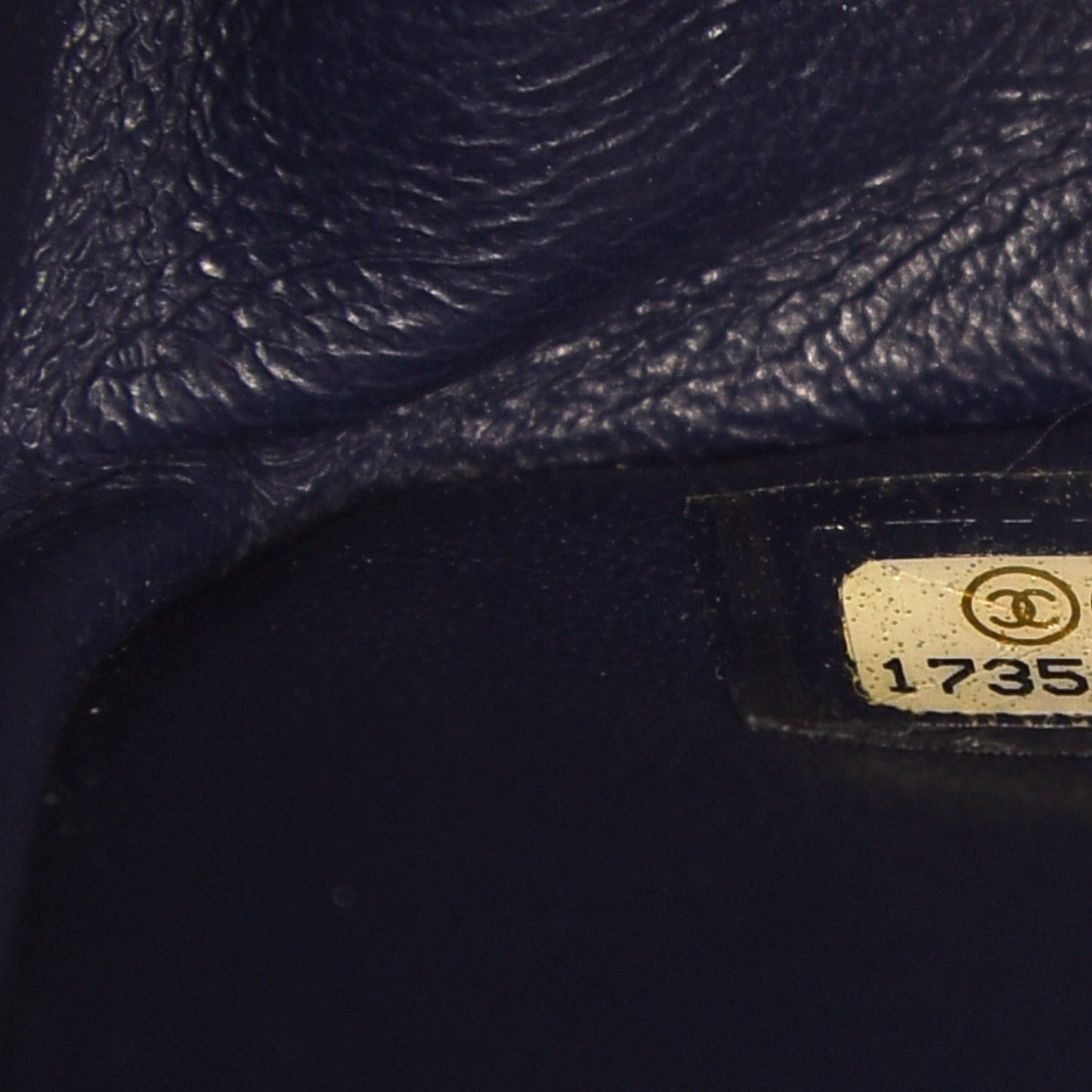 Aged Calfskin Quilted 2.55 Reissue 227 Flap Navy Blue