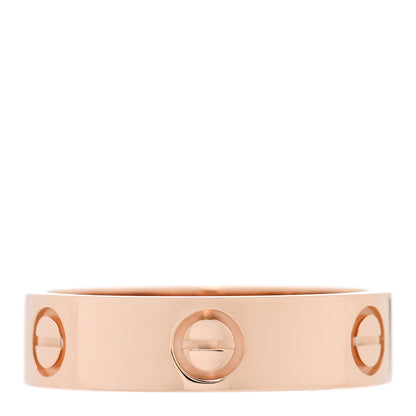 Cartier 18K Pink Gold 5.5mm LOVE Ring 59 8.75 3 of 5