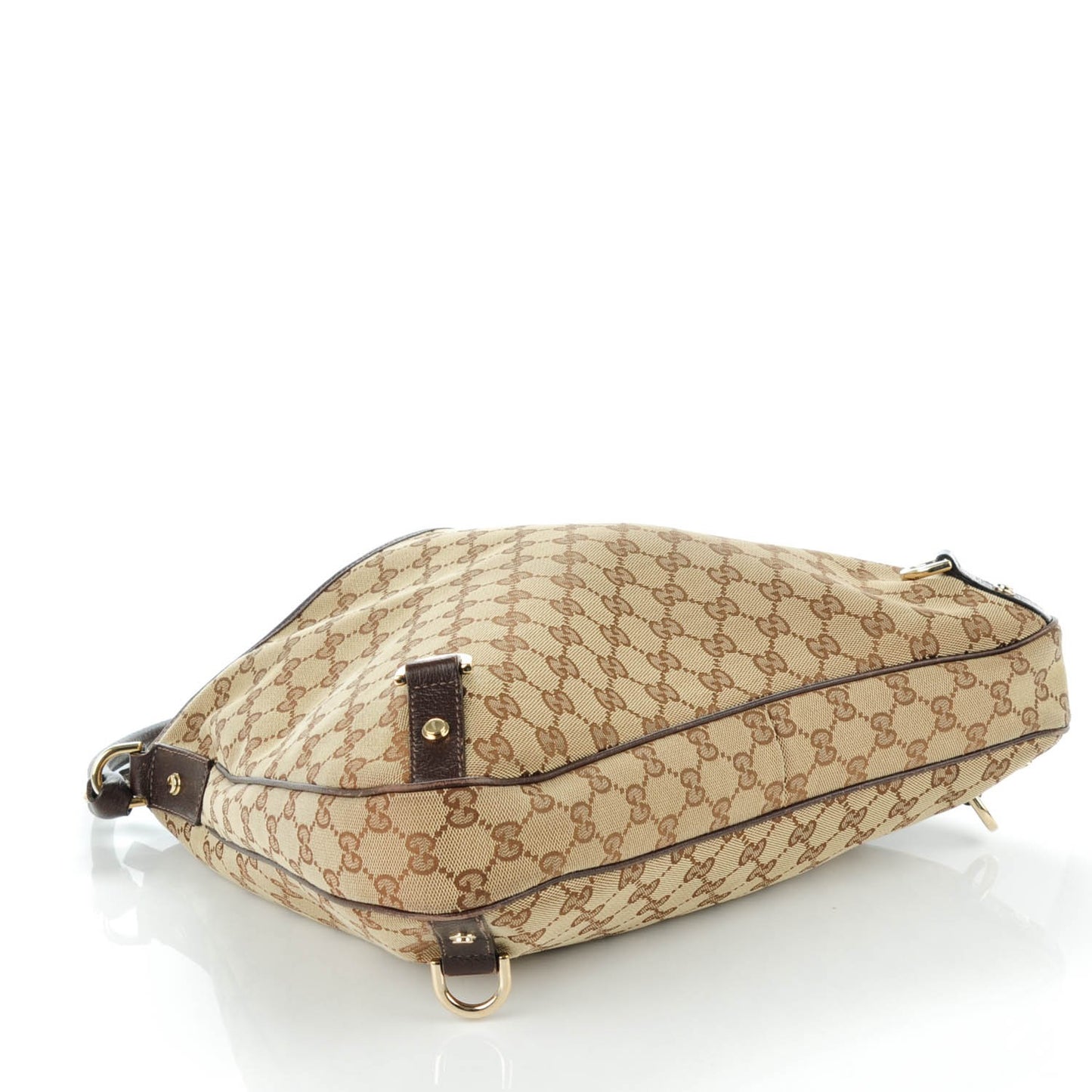 Monogram Large Abbey D Ring Hobo Dark Brown