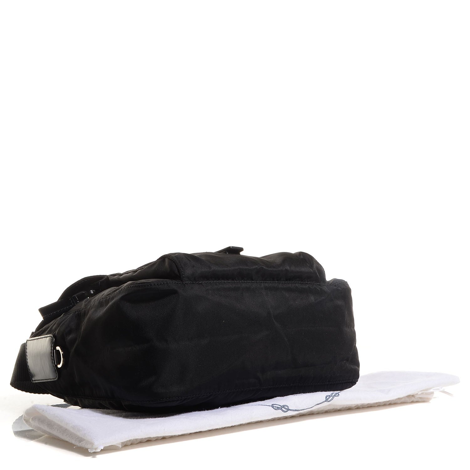 Prada Nylon Vela Messenger Black 4 of 9