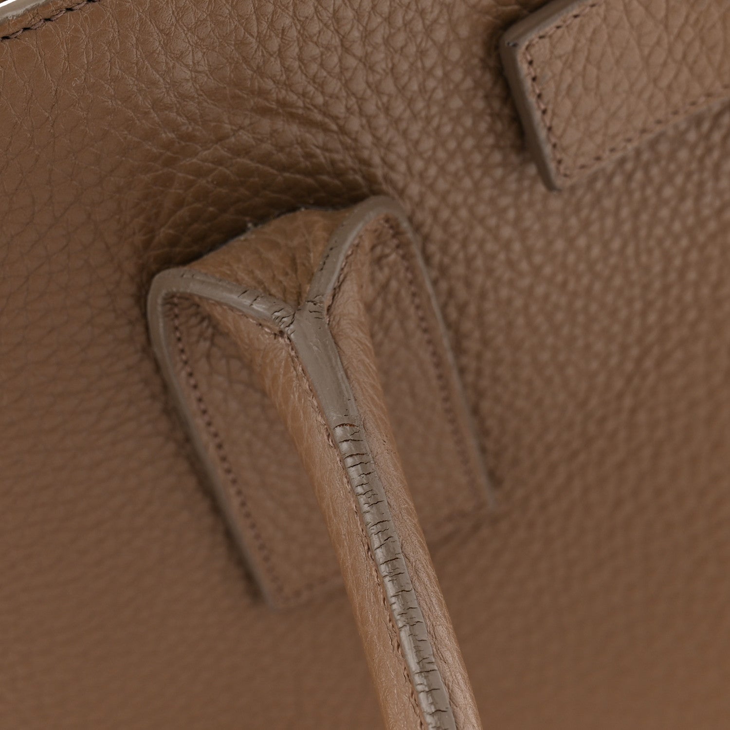 Saint Laurent Grained Calfskin Large Sac de Jour Carryall Taupe 12 of 12