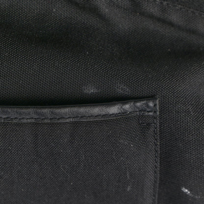 Saint Laurent Canvas Ikat City Backpack Black 10 of 11