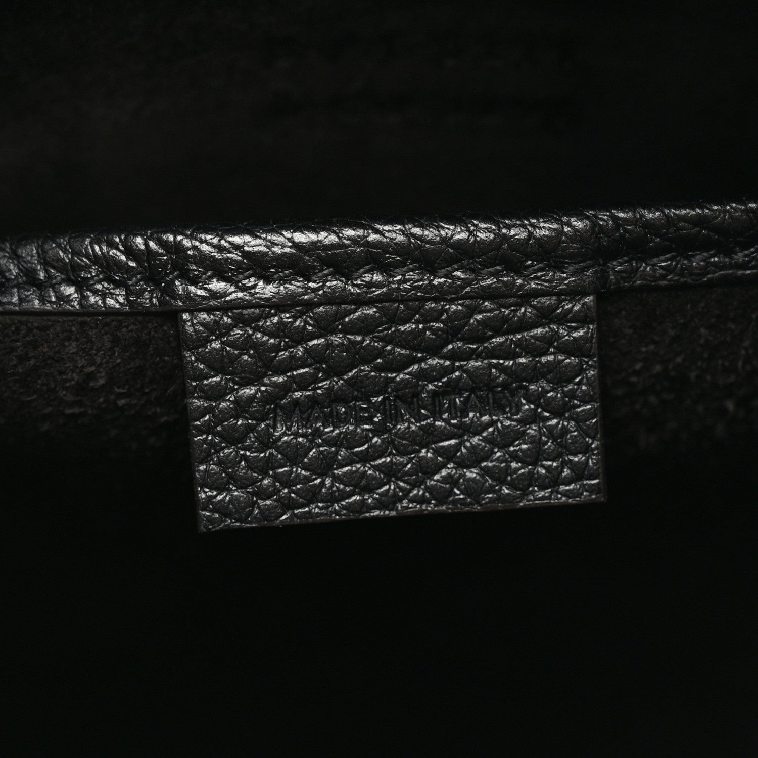 Celine Drummed Calfskin Nano Luggage Black 6 of 11