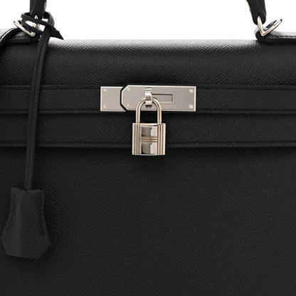 Hermes Epsom Kelly Sellier 28 Black 8 of 11